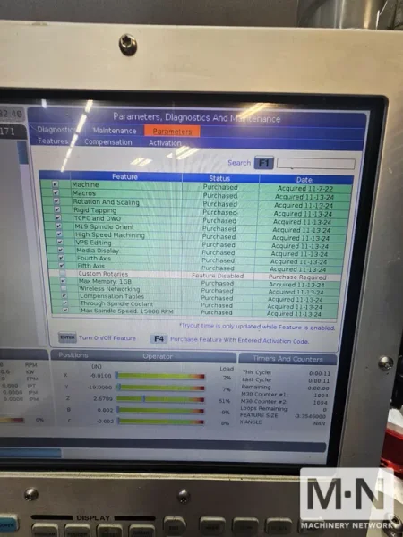 HAAS UMC-750 CNC Universal Machining Center, 2019