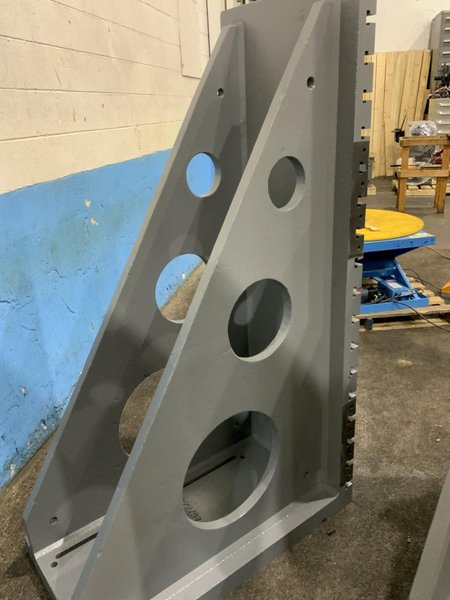 1 SET OF 24" X 72" GIDDING &amp; LEWIS T SLOTTED ANGLE PLATES: STOCK #80792