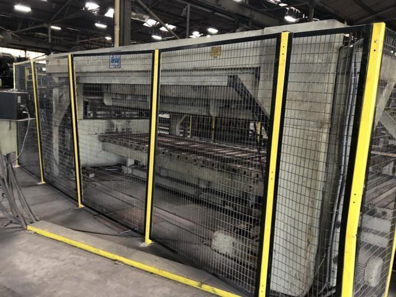 60" x 12' Cooper Weymouth Stacker with Scissor Table (Year 2011)