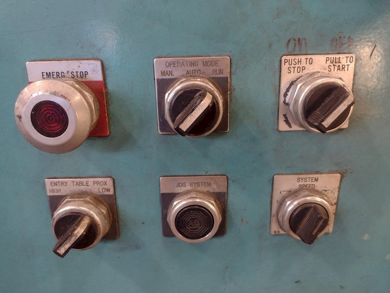 3&quot; x 12&#039; BUCKEYE MFG MODEL #56-98326 TUBE &amp; PIPE ROTARY BRUSH DEBURRING MACHINE: STOCK #16173