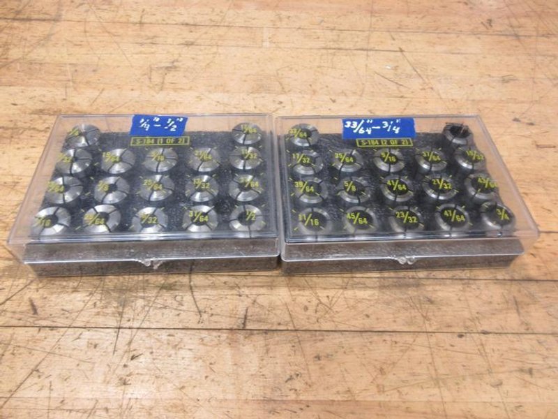 Erickson 180DA Collets 1/4"-3/4"- Auction Item