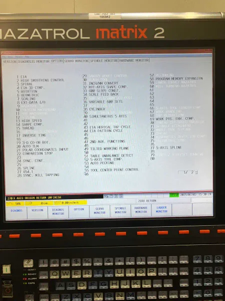 2014 MAZAK Vortex e1060-V/8 | Machining Centers, Multitasking