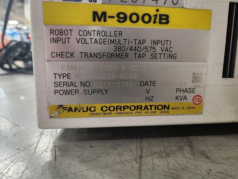FANUC M900ib 280L A05B-1335-B203 W/ R-30IB PLUS CONTROLS A05B-2638-B028 USED