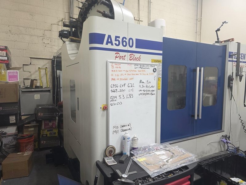 Centroid A560 5 Axis Cylinder Head Porting Machine, 2014 – TSC, Auger, Probe