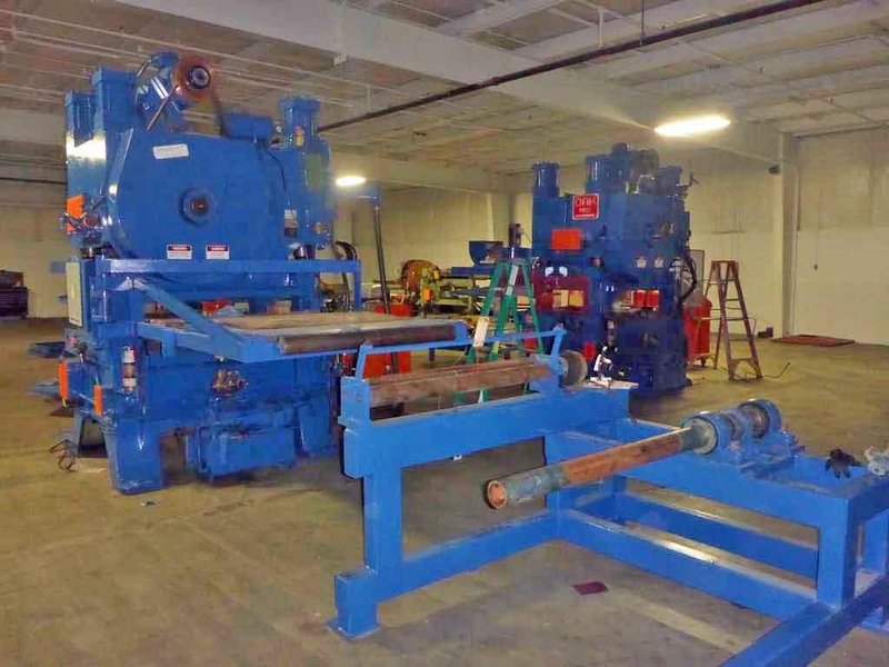100 Ton Oak Fin Press Line