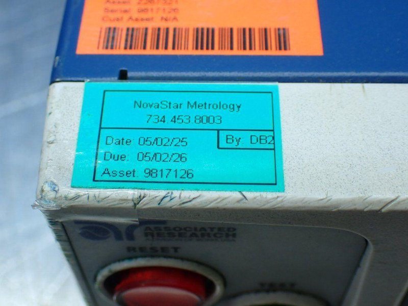 ASSOCIATED RESEARCH HYPOT SERIES DIELECTRIC WITHSTAND TESTER.   -  3865
