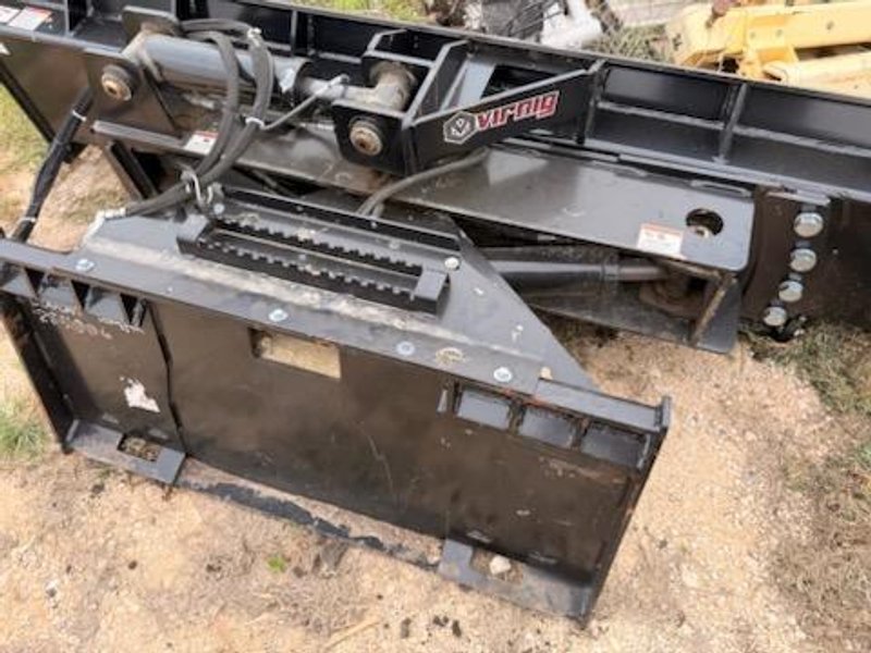 McLaren 84″ 6-Way Skid Steer Dozer Blade w/ Power Tilt, 2025 – Universal Quick Attach, Heavy-Duty Cutting Edge