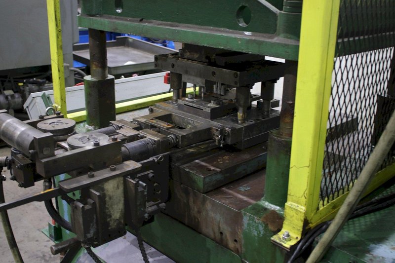 60 TON TISHKEN  4 POST CUTOFF PRESS: STOCK #73911