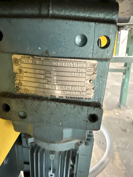 18" WIDE X 48"/60" LONG HYTROL POWERED BELT CONVEYORS. STOCK # 0640023.