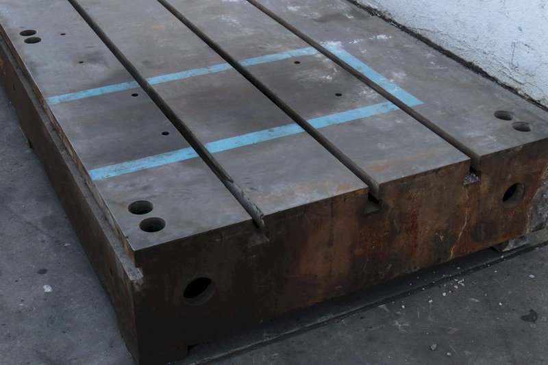 144&#039; X 48&#039; WIDE X 12-1/2&#039; THICK T SLOTTED FLOOR PLATE; STOCK #73254