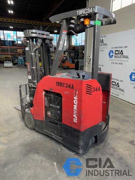 2019 - 3,500 LB. RAYMOND MODEL 425-C35TT STAND-UP ELECTRIC FORKLIFT