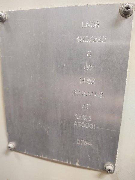 OKUMA Cadet LNC-8C CNC Turning Center, S/N D764, with 10" chuck.