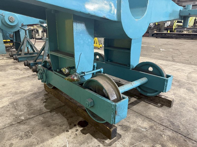 500 TON DRILL QUIP HORIZONTAL HYDRAULIC WHEEL PRESS WITH VICKERS HYDRAULIC UNIT: STOCK #23422