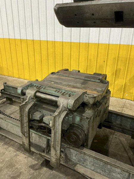 20,000 LBS X 36" LITTELL MODEL #S200-36 PULL OFF UNCOILER COIL REEL W/ COIL CAR: YOBRO #26128