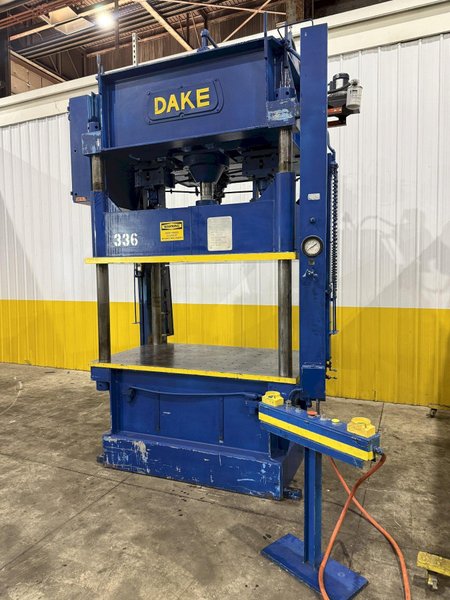 75 TON DAKE MODEL #18-558 HYDRAULIC 4-POST PRESS,  23&quot; STROKE: YOBRO #24094