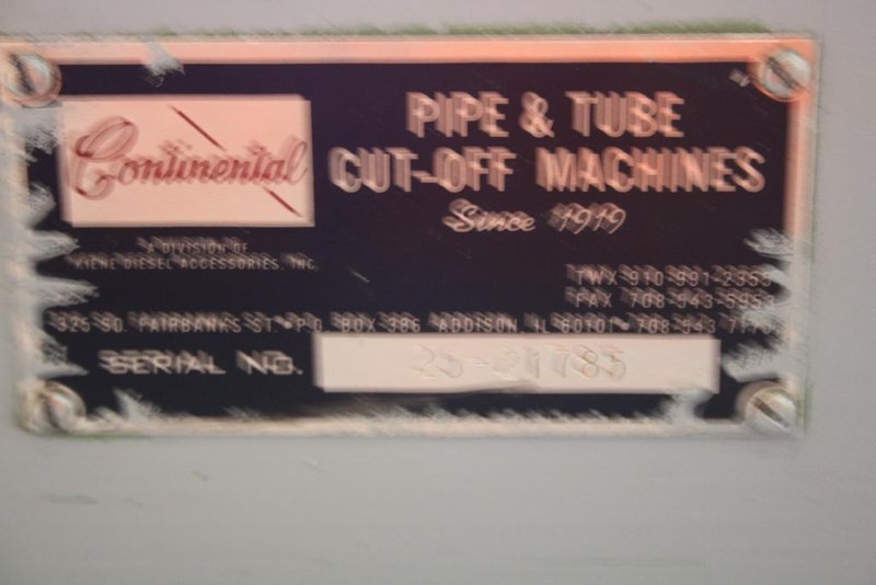 #2A CONTINENTAL TUBE CUTOFF STOCK #64674