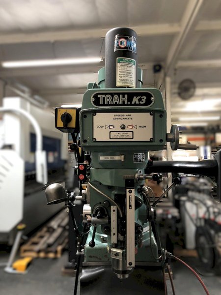 TRAK K3 EDGE 2 Axis CNC Knee Mill 2019 PROTO TRAK EDGE Control