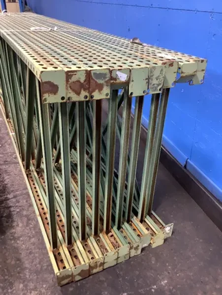 42" x 144" PALLET RACKING  -  TEARDROP