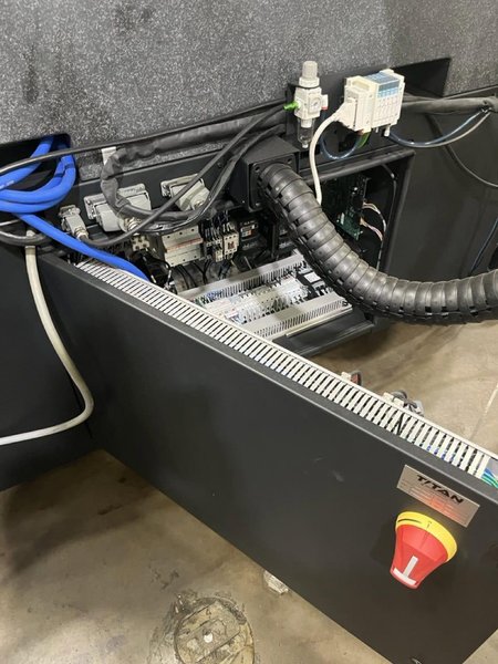 Titan Force 1600 Small Hole EDM Drill, 2023 – Tilting Drill Head, 6-Axis Rotary