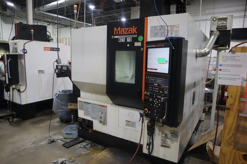 Mazak VCU-400A-5X 5-Axis CNC Vertical Machining Center, Mazatrol Matrix 2 CNC, 12K RPM, 30 ATC - New 2013- Auction Item