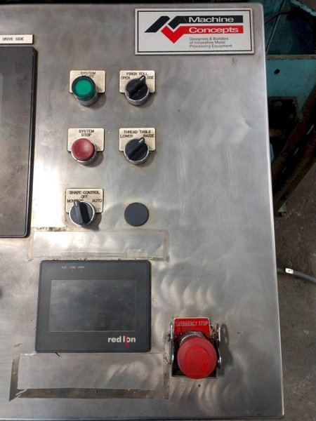 24" X .050" MACHINE CONCEPTS 21 ROLL PRECISION LEVELER, NEW 2007: STOCK #14174