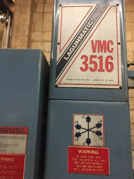 1995 LAGUN LAGUNMATIC VMC-3516 | Machining Centers, Vertical