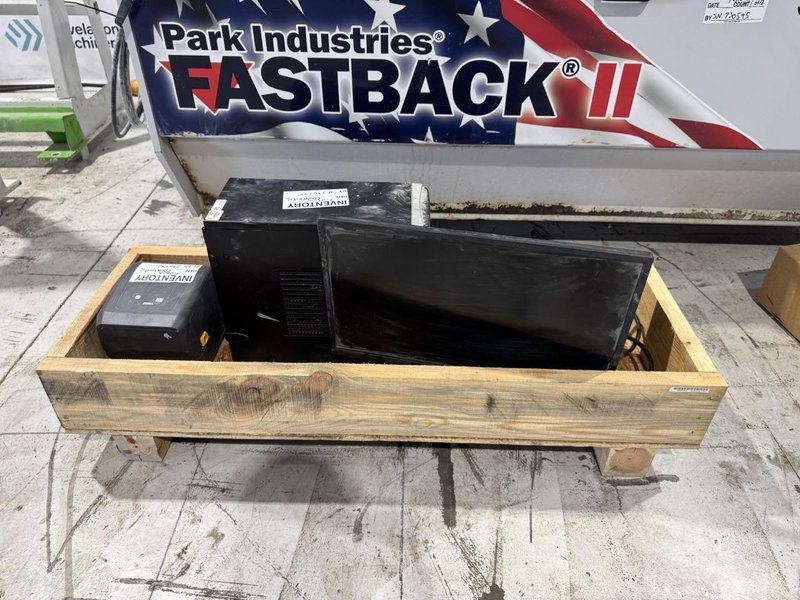 Park Industries FASTBACK II Flat Edge Polisher, 2023 – Stone Backsplash Polishing Machine – 9 Spindle Vertical Edge Polisher