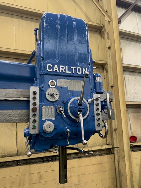 5' X 15" CARLTON MODEL #3A RADIAL ARM DRILL: STOCK #80780