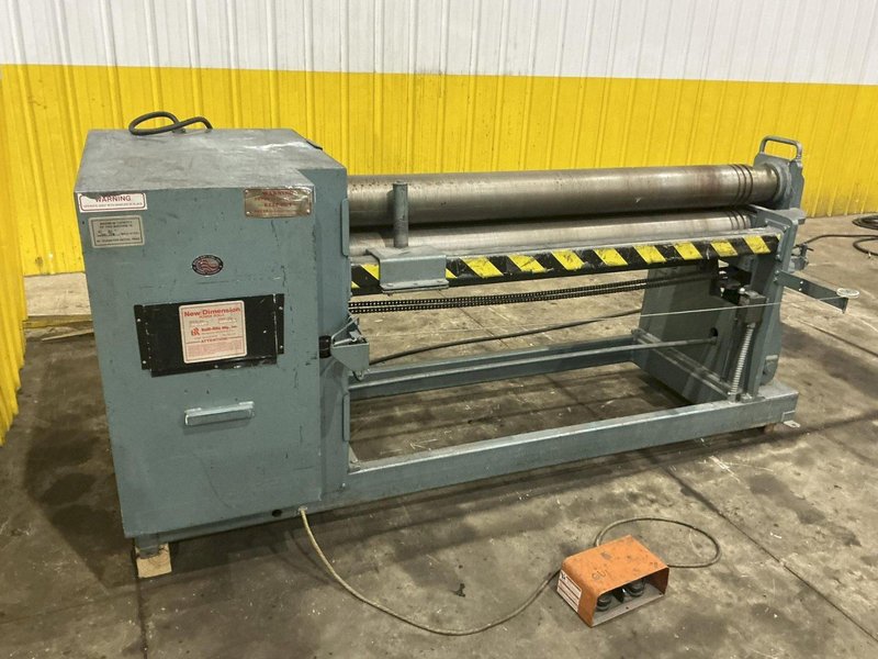 60" x 3/16" NEW DIMENSION MODEL P5.187 PLATE BENDING ROLL: YOBRO #24853