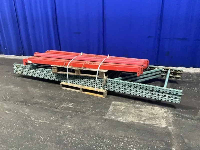 42” X 144” PALLET RACKING  -  TEARDROP