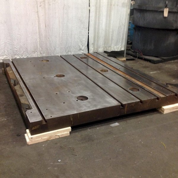 74' X 84' X 5' T SLOTTED TABLE: STOCK #65296
