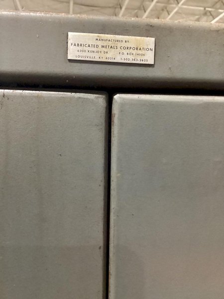 FABRICATED METALS CORPORATIONS STORAGE CABINET