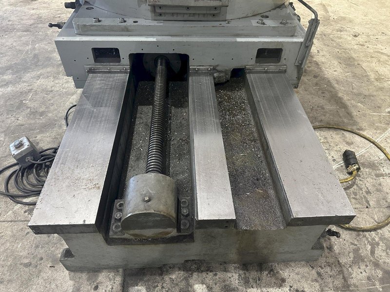 50&quot; X 60&quot; CINCINNATI BICKFORD CROSS SLIDING ROTARTY T-SLOT  MOTORIZED MILL TABLE: STOCK #22529