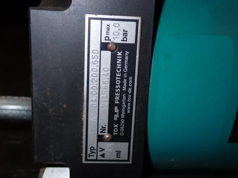 TOX PRESSOTECHNIK HYDRAULIC CYLINDER   -  S04.00.200.650
