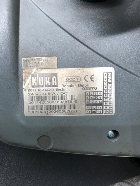 KUKA KCP2 00-114-265 TEACH PENDANT KR C2 ROBOT CONTROLLER USED