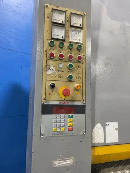 BOARKE MACHINE CO 85” X 50” BELT SANDER   -  BKM-52103NRK