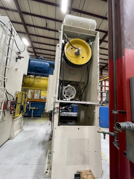 200 ton Komatsu Single Point Gap Mechanical Metal Stamping Press #OBS200-2, Year 1986