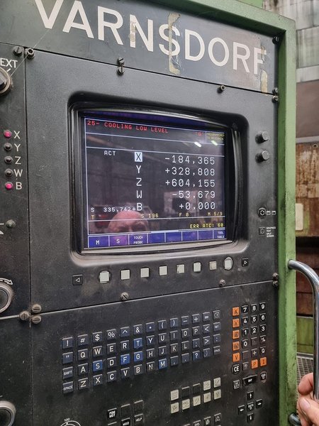 Tos WHN 110 X: 2000 - Y: 1250 - Z: 1000 mm CNC