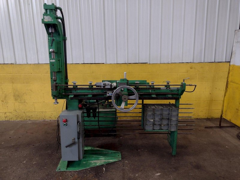 4-1/8&quot; X 48&quot; CARSON MODEL CHP-1H TUBE END PUNCH FORMING MACHINE: STOCK 17891