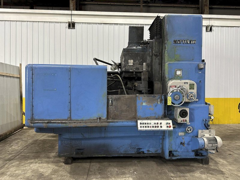 60” X 100 HP MATTISON MODEL #60-H ROTARY SURFACE GRINDER: STOCK #23020