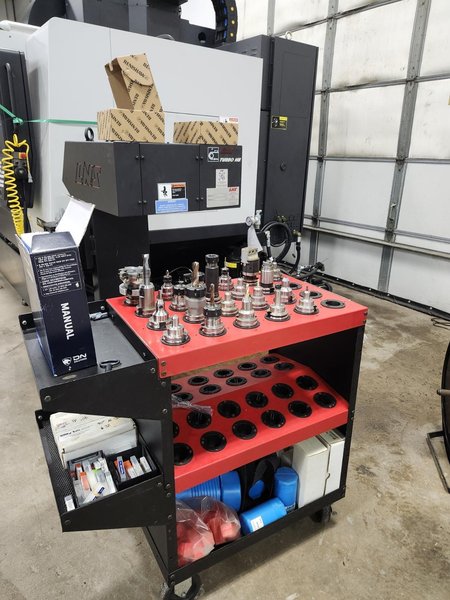 DN Solutions - DNM 5700S CNC Vertical Machining Center,  X 41.3, Y 22.4, Z 18.1 Trvls, 15000 RPM,  40 ATC, HP Coolant, Fanuc Oi-Plus, 20.1/49.6 Hp,  (New 2023)