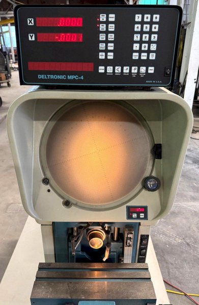 14&quot; Deltronic Optical Comparator DH14-MPC4, Surface Illumination, DRO