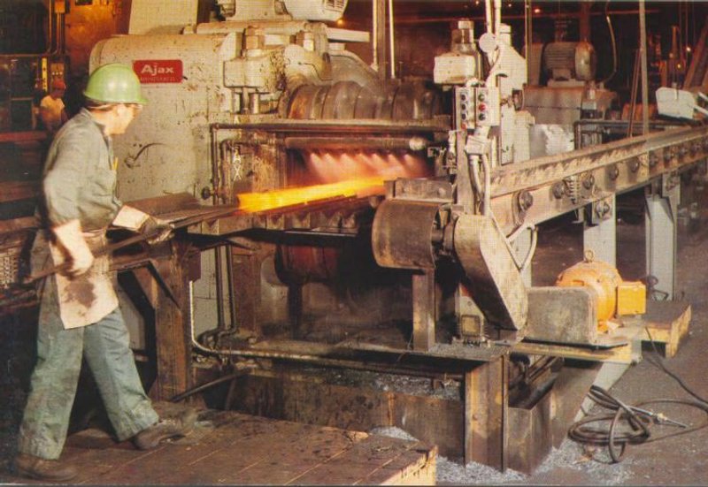 45&quot; AJAX MODEL #5 &quot;WIDE-ADJUSTMENT&quot; REDUCING FORGING ROLL: STOCK #18114