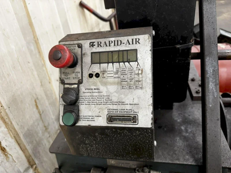 4,000 LB X 12&quot; RAPID-AIR RA4012 MOTORIZED UNCOILER: YOBRO #23930