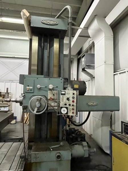 4&quot; NOMURA B-100WP HORIZONTAL BORING MILL. STOCK #0239625