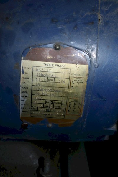 10 HP LEROI HORIZONTAL AIR COMPRESSOR: STOCK #75558