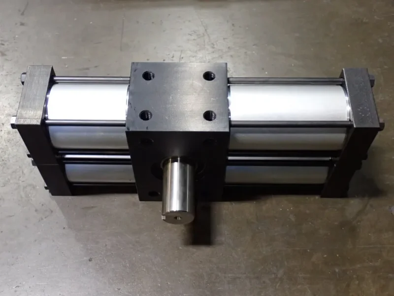 PARKER 250PSI PNEUMATIC ROTARY ACTUATOR  -  PTR257-185-AB23-C