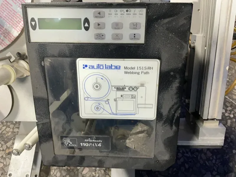 AUTO LABE 150 PSI, 9” ROLL PRINT AND APPLY LABEL APPLICATOR  -  151S-RH