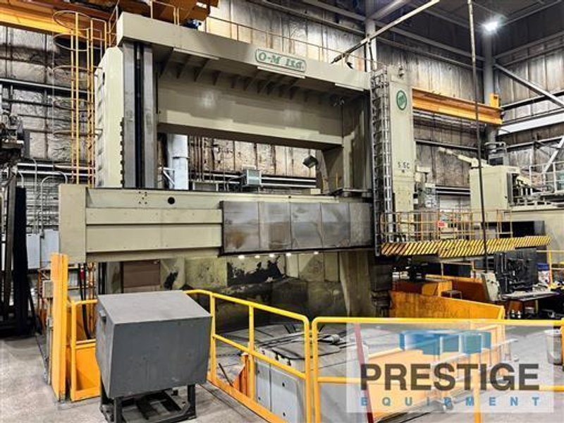 216&quot; O-M Ltd. TMD 55/60 Vertical Boring Mill
