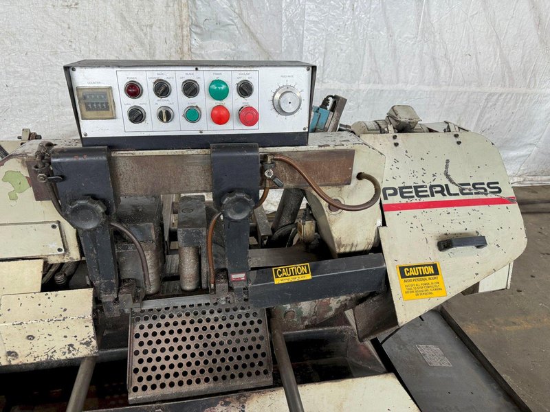 9" X 16" PEERLESS MODEL HB711A HORIZONTAL BANDSAW. STOCK # 0873124
